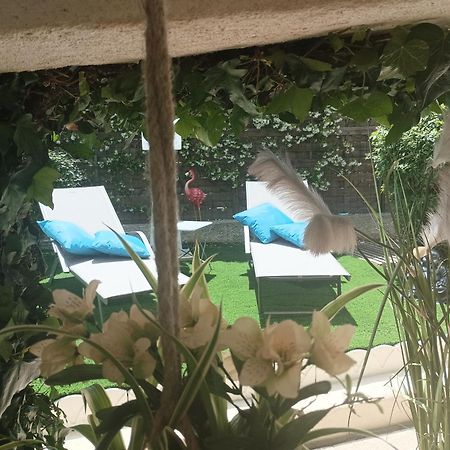 MimiLou rez-de-jardin avec piscine&spa Agde Cameră foto