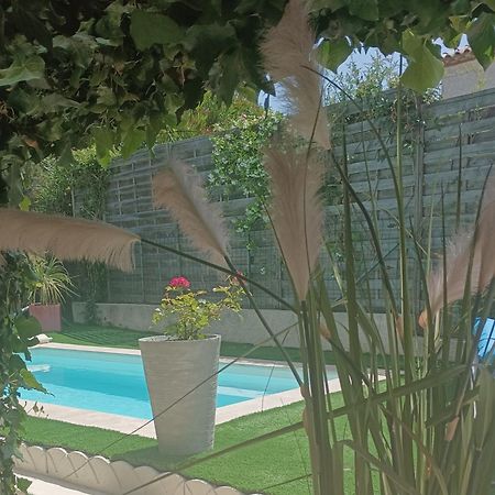 MimiLou rez-de-jardin avec piscine&spa Agde Cameră foto