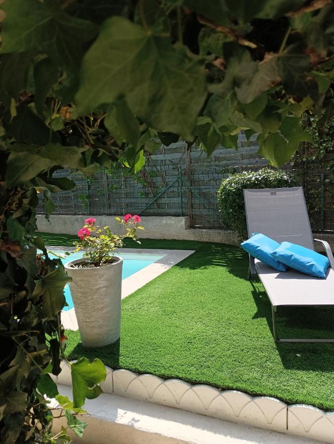 MimiLou rez-de-jardin avec piscine&spa Agde Exterior foto