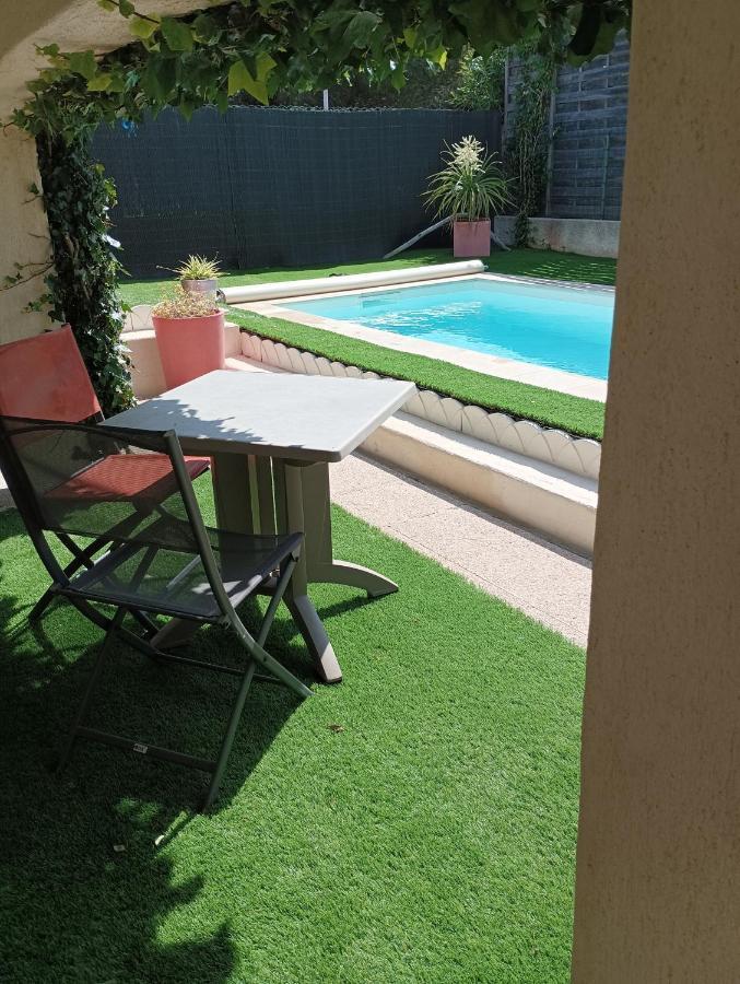MimiLou rez-de-jardin avec piscine&spa Agde Exterior foto